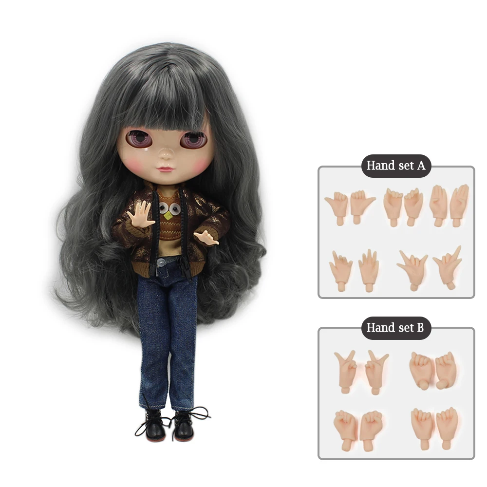 

ICY DBS DOLL joint doll Include the hand set A&B like the blyth doll colorful hair suitable DIY dolls gift for girl doll dolls