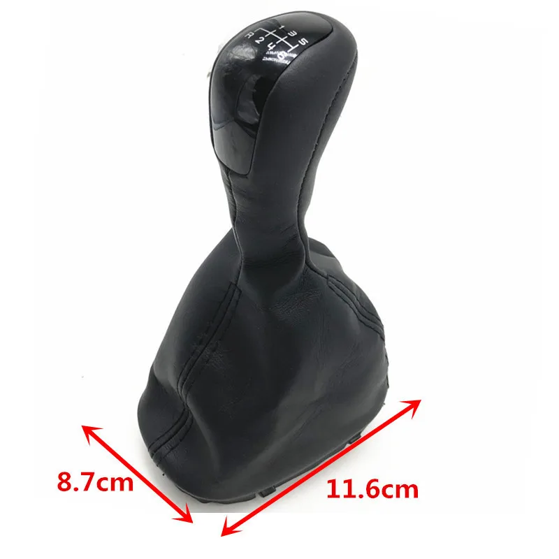 5/6 Speed Manual Gear Shift Knob Gaiter Boot Cover Case Collar for Mercedes-Benz C Class W203 S203 Elegance Classic