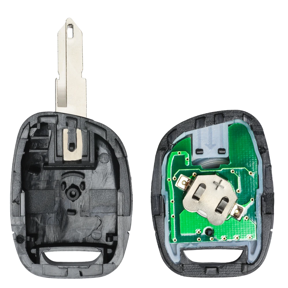 Keyecu Replacement Remote Car Key Fob 1 Button 433MHz with PCF7946 Chip for Renault Clio 2 2002-2008,  for Kangoo 2002-2004