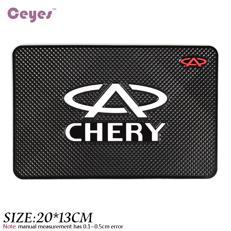 CEYES Auto Car-Styling Non-Slip Mat Interior Accessories Fit For Chery A1 A3 Amulet A13 E5 Tiggo E3 G5 Car Styling Anti-Slip Mat