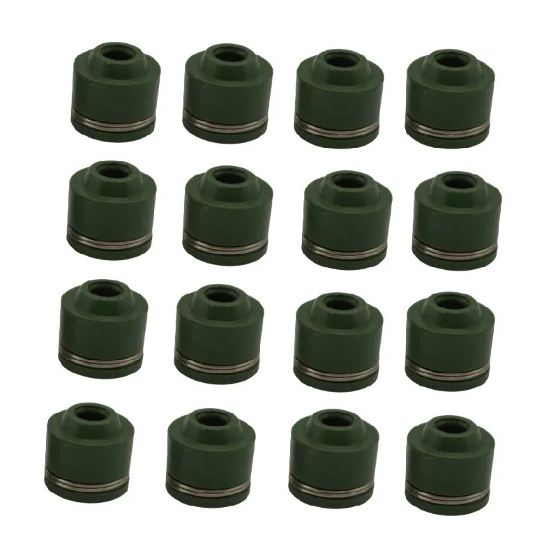 16 قطعة أجزاء محرك الدراجة النارية الجديدة صمام الجذعية النفط الختم لكاواساكي ZZR400 جديد ZR250 ZXR250 FZR250-1HX XJR400 VS-12111-30 #2