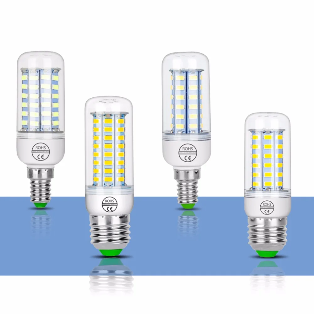 

Цилиндрическая Светодиодная лампа E27/E14 5730SMD, 5 шт., 5 Вт, 7 Вт, 9 Вт, 12 Вт, 15 Вт, 18 Вт, точесветильник ильник 220 В, 24, 36, 48, 56, 69, 72 светодиодный