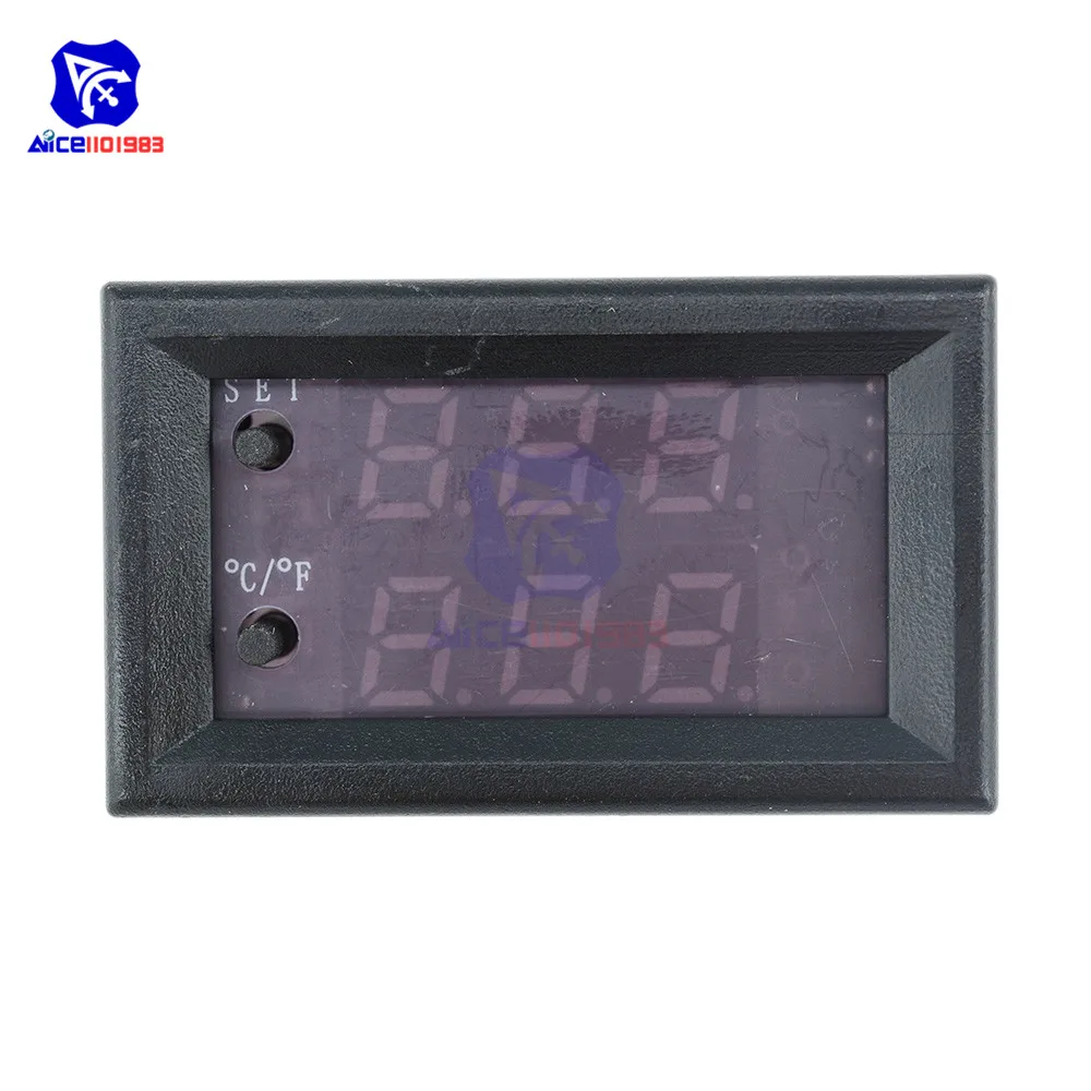 W1209WK LED-Digitalthermostat Temperaturregler Thermograph Celsius/Fahrenheit Schaltmodul mit NTC-Sensorsonde 12V 220V – Detail 11