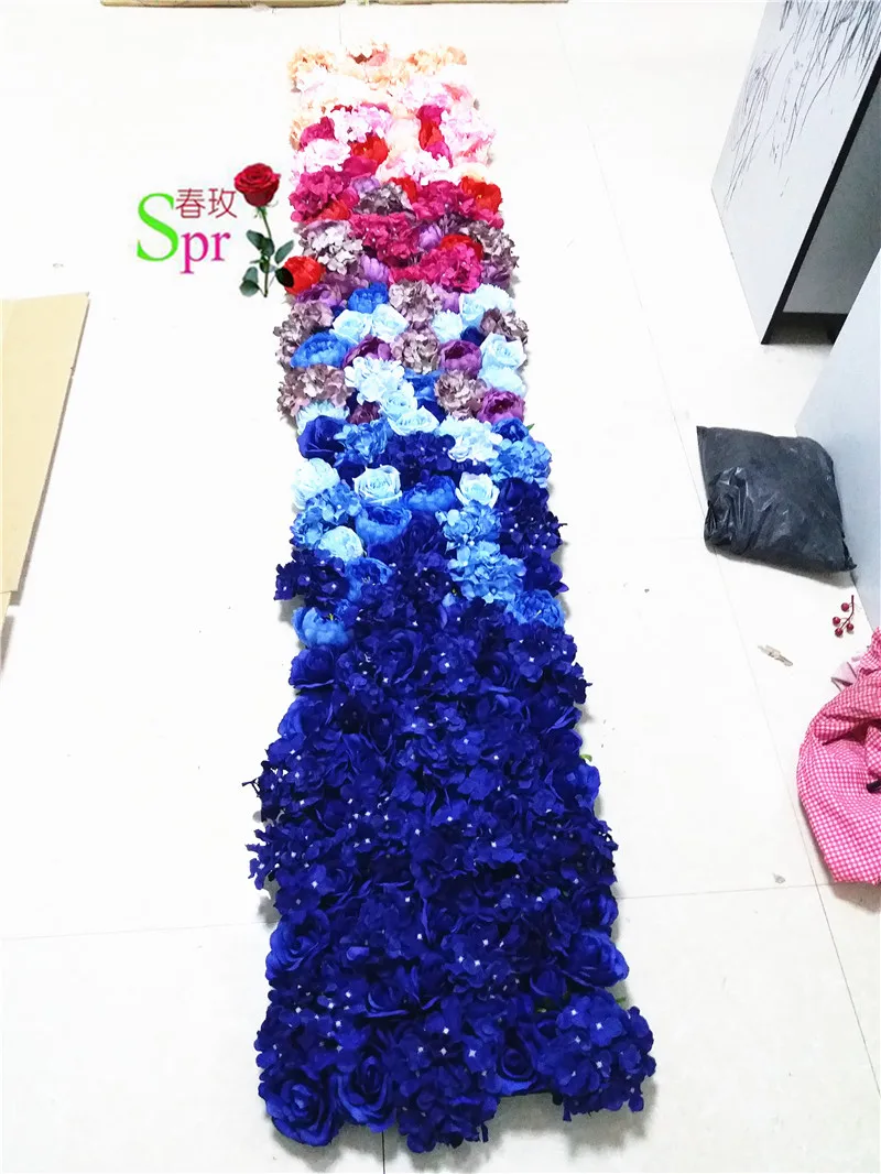 SPR 2*2.4m Free Shipping High quality 10pcs/lot wedding decoration background  Artificial flower wedding backdrop flower wall