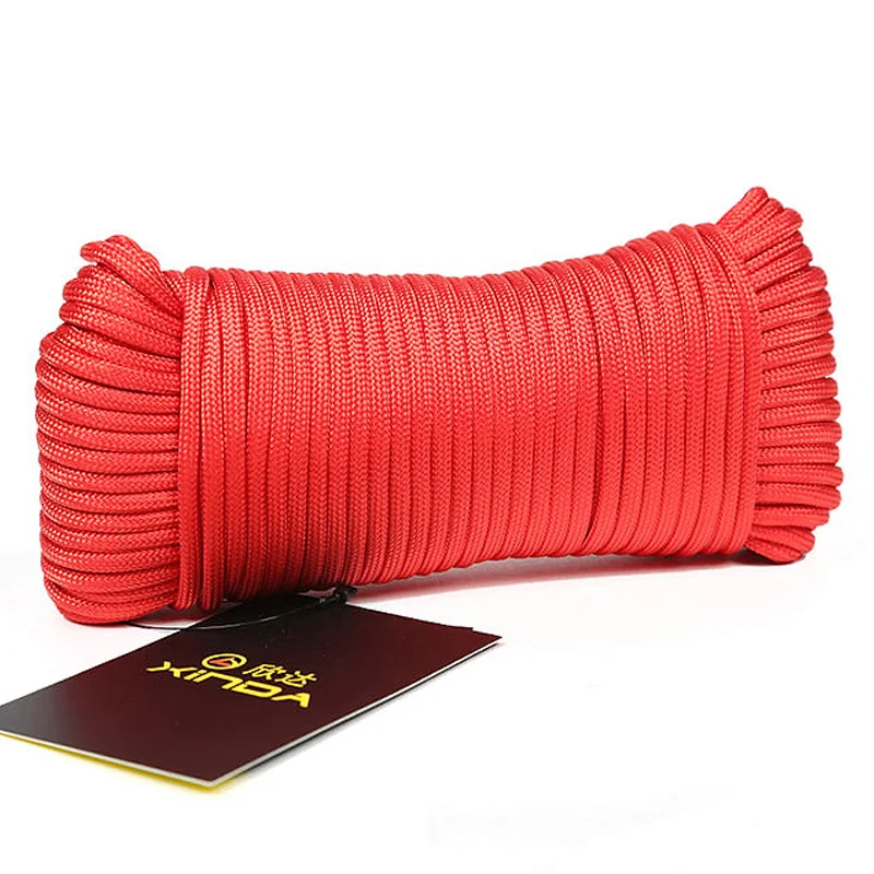 Xinda catch rope rope mountaineering outdoor auxiliary line 9 core life-saving rope equipment safety rope 31 meters