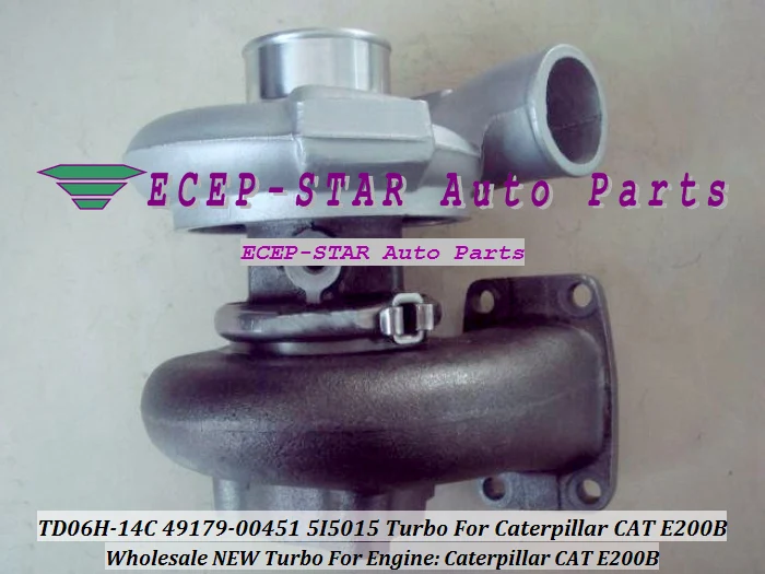 Free Ship TD06H-14C 49179-00451 49179-00450 49179 00451 Turbo Turbocharger For Caterpillar CAT E200B Excavator 92- S6KT Gaskets