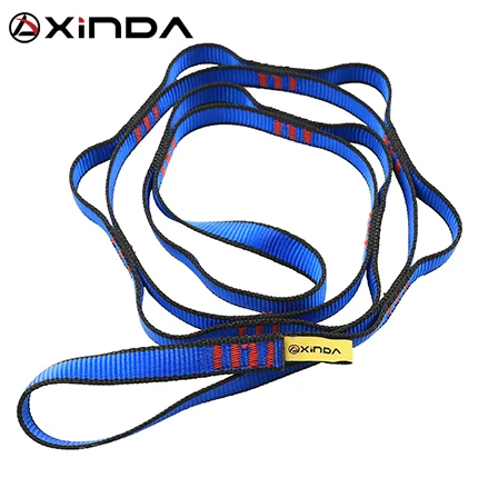 XINDA-cuerda de escalada profesional para exteriores, cuerda auxiliar de escalada, hamaca aérea de Yoga para descenso, equipo de eslinga con anillo de Margarita