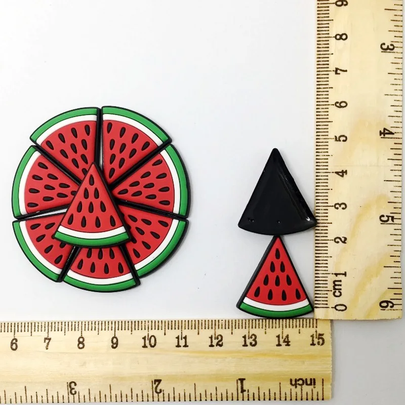 10 PCS Fruit/Vegetable Flatback Soft PVC DIY Craft For Hair Accessory/Brooch/Keychain/Bookmark/Glasses Frame Promotion Gift