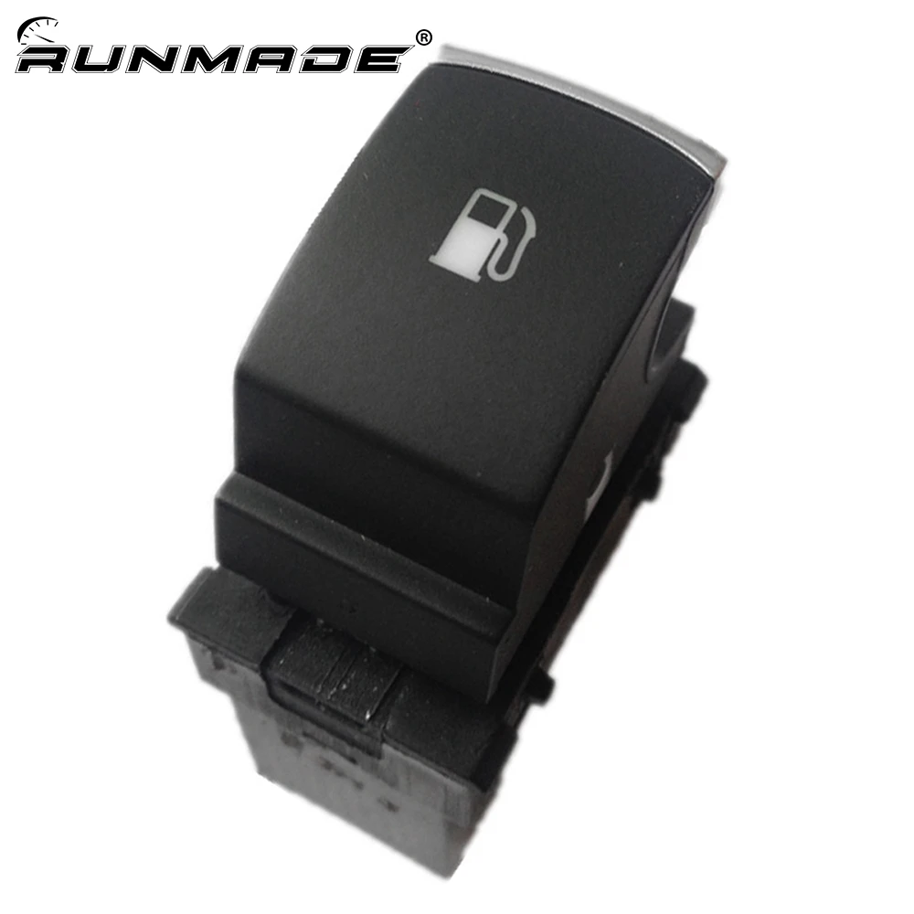 

runmade Chrome Fuel Tank Gas Door Release Switch Button For VW Golf Jetta MK5 Rabbit Touran 1KD959833 1KD 959 833