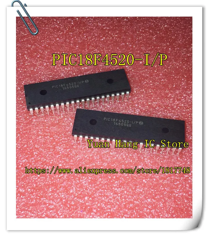 10PCS/LOT  IC PIC18F4520-I/P PIC18F4520 18F4520-I/P DIP-40 NEW GOOD QUALITY