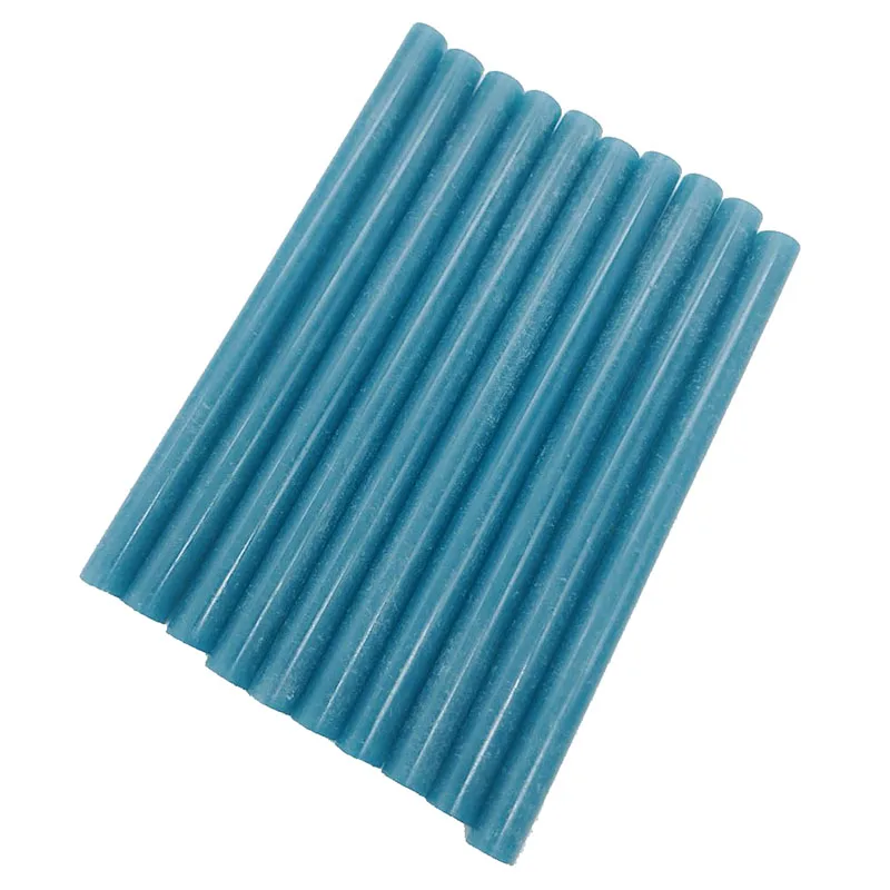 Blue Color 7MM Hot Melt Glue Sticks  For  Electric Glue Gun Car Audio Craft Repair Sticks Adhesive Sealing Wax Stick 10 Pcs