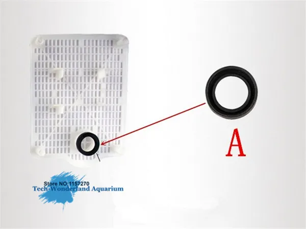 Aquarium Fish Tank Pond JEBO External Filter Separator Blo-chemical Filter Rubber Seal Ring Rubble Sealing Ring LL