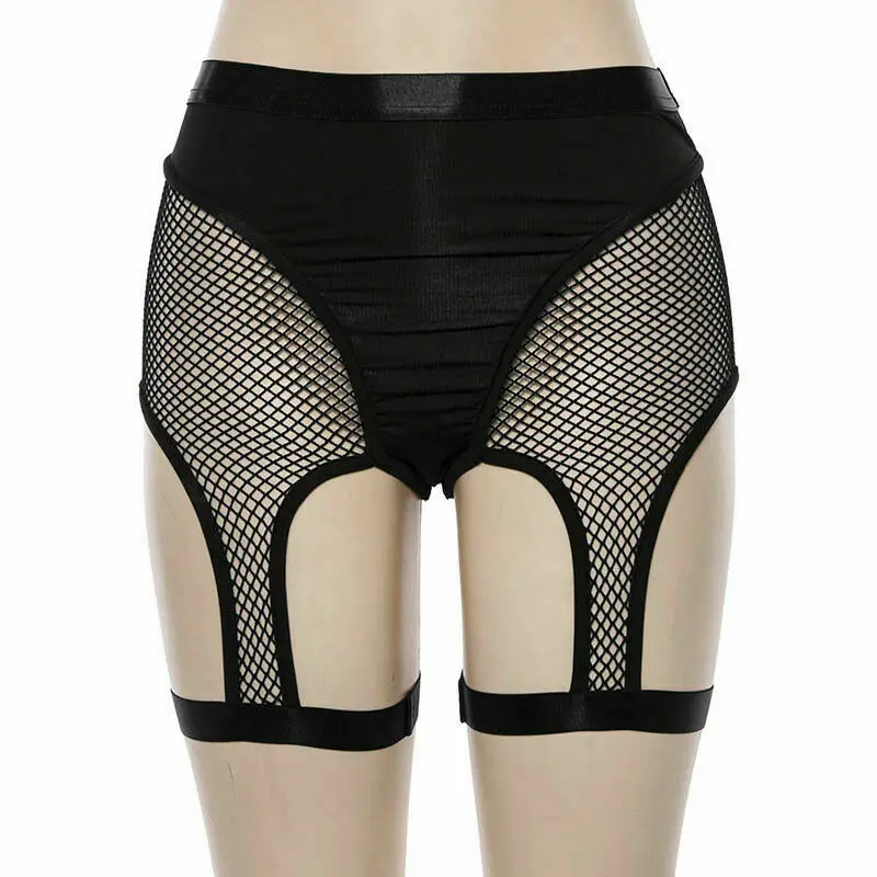 Phụ Nữ Mới Fishnet Lưới Xem Qua Mỏng Đi Xe Đạp Ngắn Nóng Đáy