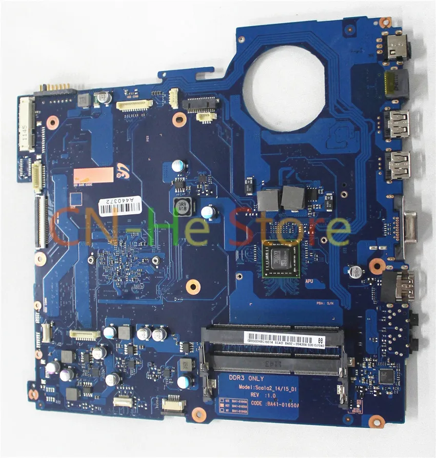 

FOR Samsung RV515 Laptop Motherboard BA92-09439A BA41-01650A DDR3 w/ for E450 cpu