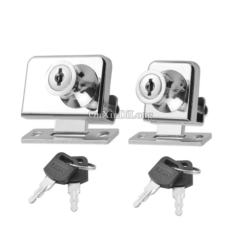 Express Shipping 50Sets Glass Cabinet Cam Locks Shopping Malls Showcase Display Cabinet Locks