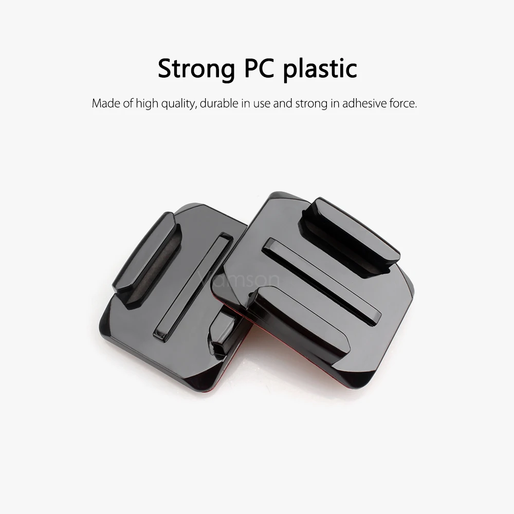 Vamson 20Pcs Curved Surface Base Mount with VHB Adhesive Stickers for Gopro Hero 5 4 3 2 for SJ4000 for Eken Accessories VP106F