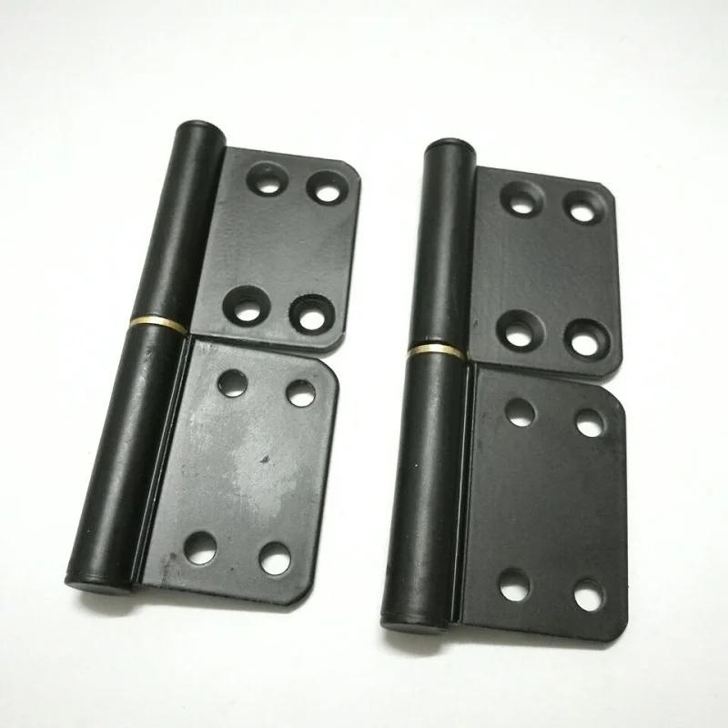 욕실 문 알루미늄 경첩 분리형 검정색 경첩 4 인치 2.0mm X 2