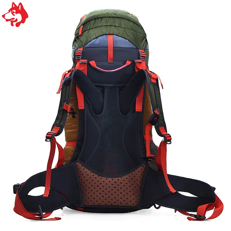 Imagem -04 - Yiwu-mochila Trekking Impermeável Profissional Montanhismo Pesado Bolsa para Acampar Caminhadas Esportes Viajar ao ar Livre 80l Novo