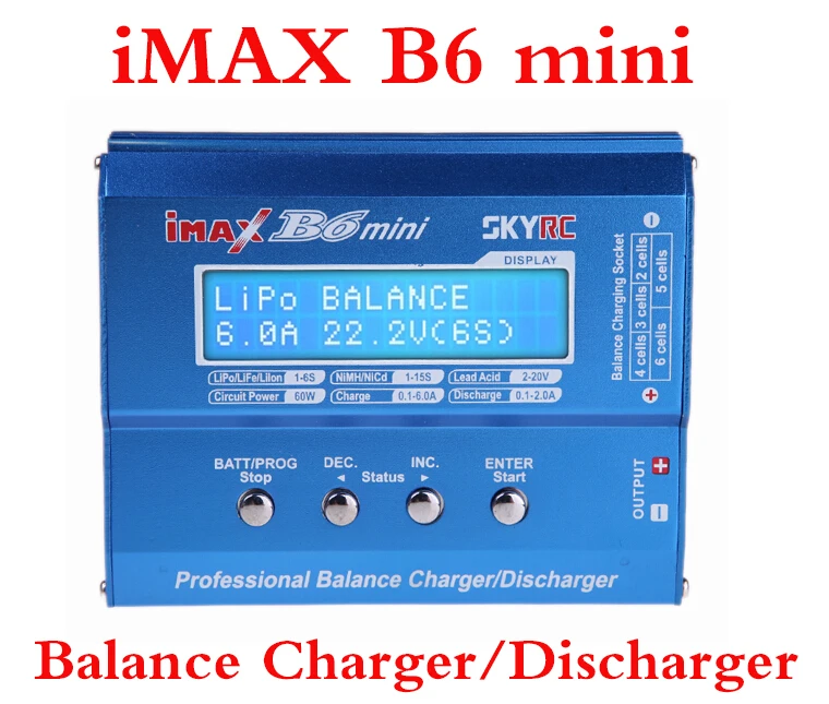 B6 Upgrade Version! SKYRC iMAX B6 Mini Professional Balance Charger / Discharger for RC Battery Charging (SK-100084-01)