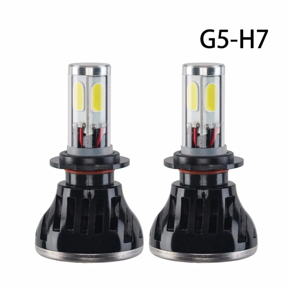 

KIT Phare LED Xenon6000K Blanc Ampoule H7 6000k MOTO 2 Veilleuses Led offertes 48H