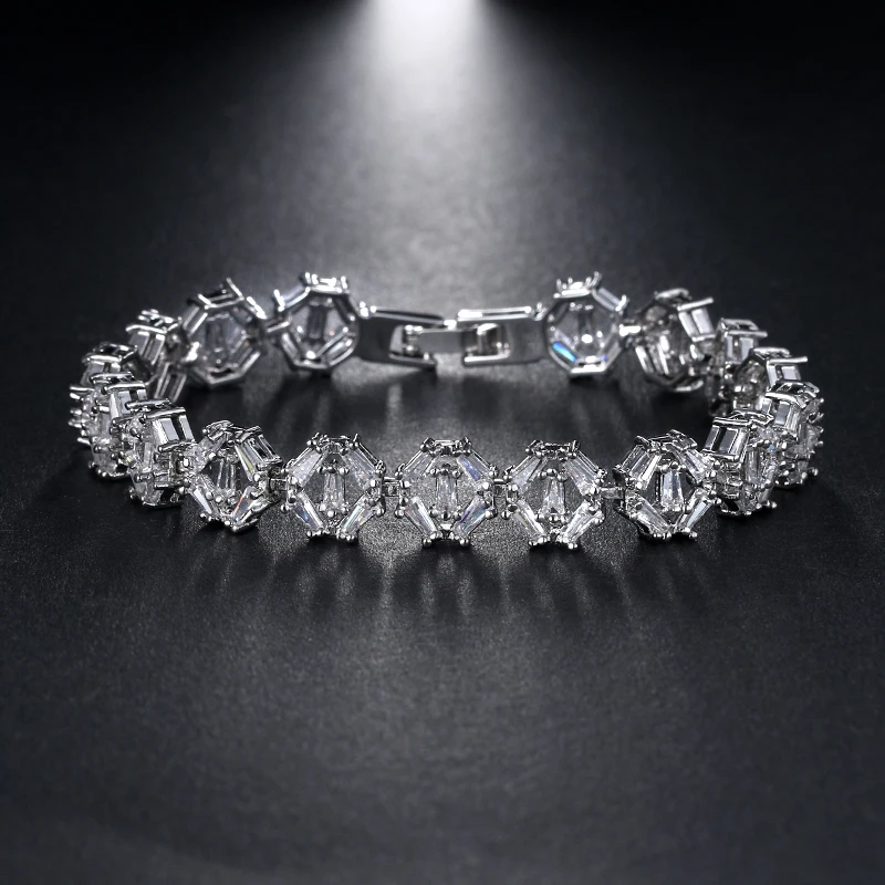 EMMAYA New Gold color Jewelry Crystal Zircon Bracelet Unique Design Bracelets for Women Fashion Friendship Bracelets