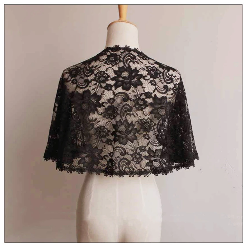 2019 ISHSY Lace Bridal Wedding Capes Jacket for Evening Party Formal Short  Women Shawl Wrap Accessories Brides Veste Chaqueta