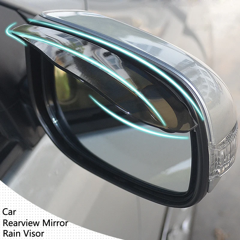 

Car rearview mirror rain Eyebrow Shield Water Guard For BMW E46 E39 E90 E60 F30 Peugeot 206 307 308 207 Chevrolet Cruze