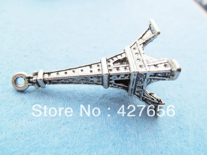 

3pcs Large Heavy Gorgeous Antique silver tone Eiffel Tower Pendant/Hanging Charm/Finding,DIY Accessory Jewellry Making