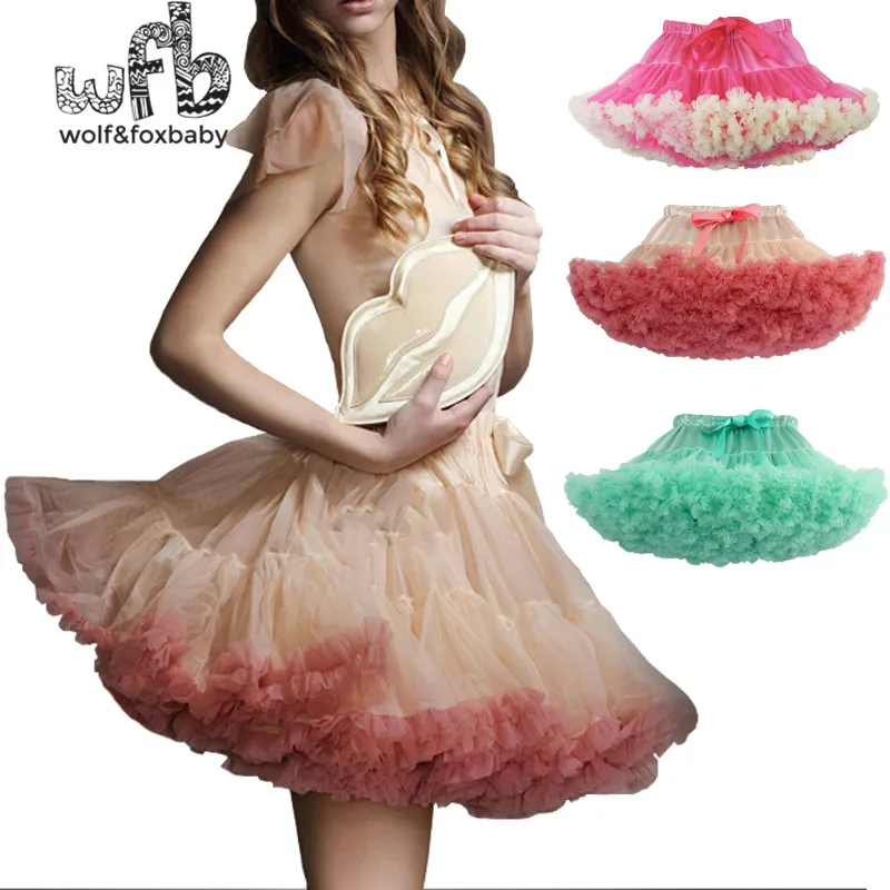 

Retail adult net yarn half skirt pompon skirt Cosplay skirt summer