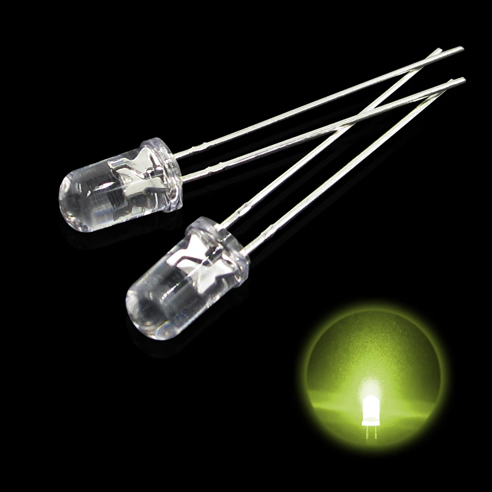 5valuesx200pcs = 1000 Cái UltraBright Đỏ/Xanh Lá/Xanh Dương/Trắng/Vàng Siêu Sáng 5Mm Vòng Đèn LED diode F5 Led