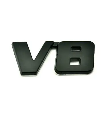 

1 Pcs 3D V6 V8 Car Badge Decal emblem 5.0 6.2 Logo Car Stickers Car Styling