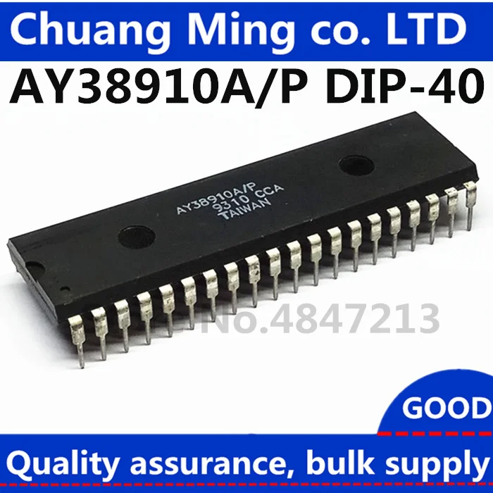 Free Shipping 10pcs/lots AY38910A/P AY-3-8910A AY-3-8910 DIP-40 In stock, in large supply