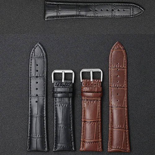 Watch Band Men Women  Bracelet Belt Leather Adjustable Watch Band Strap 18mm 20mm 22mm watch accessories Wristband Watchband