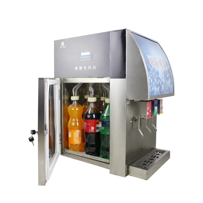 Commercial 3 valves Soft drinks coke beverage post mix dispenser vending machine cola dispenser