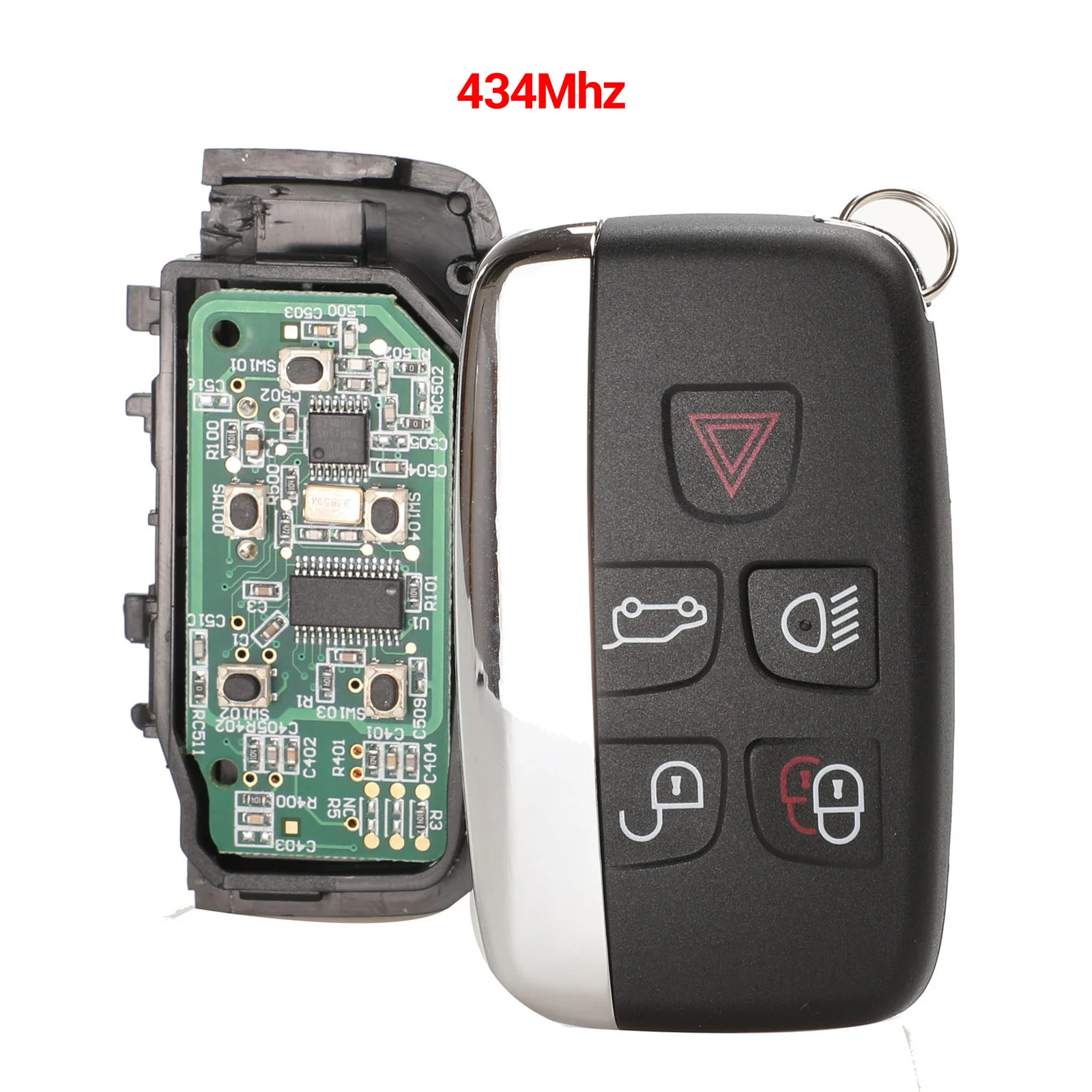 Jingyuqin 315/434 MHz Auto-Fernbedienung Smart Key Fob fit Jaguar für Land Rover Discovery 4 Freelander Range Rover Sport Evoque NoLOGO