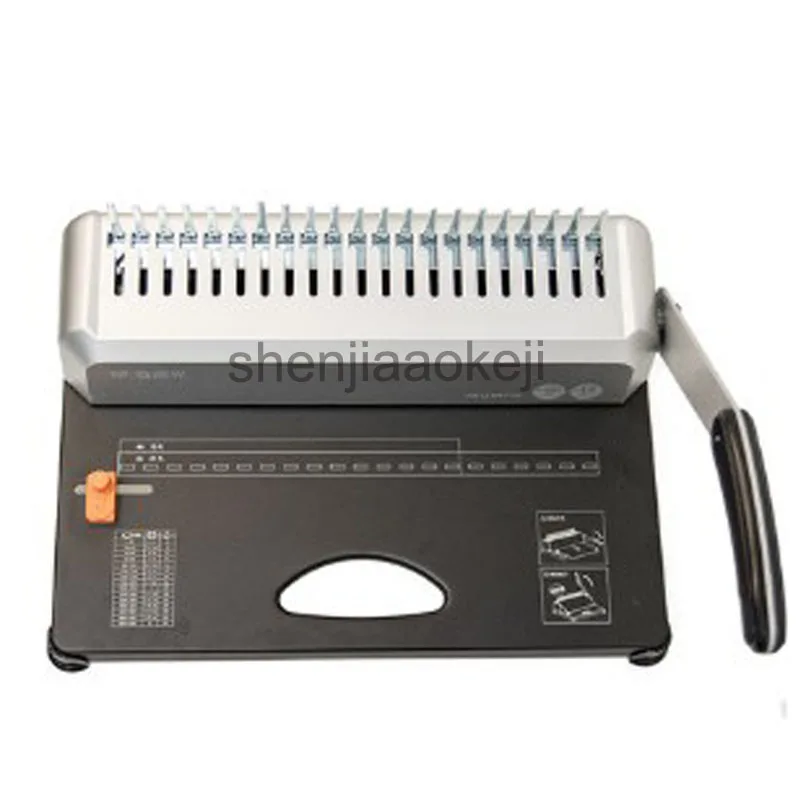 A4 Paper Binding Machine Puncher Binder 21 Holes Binding Machine 12 Sheets Punching and Binding Office Home Tools A4, A5