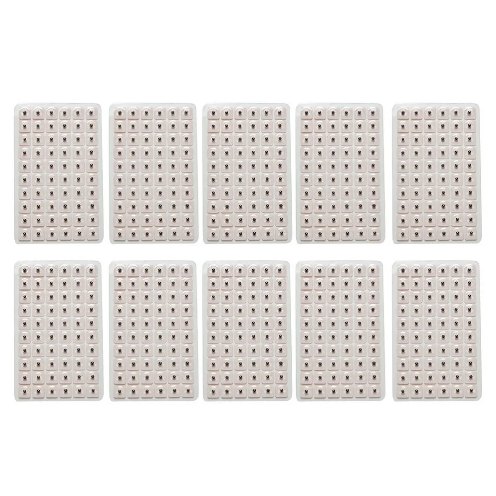 600pcs/lot Acupuncture needle ear seeds Vaccaria Seeds ear massage paste Ear stickers Auricular Vaccaria ear press seed