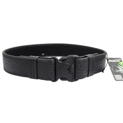 ROCOTACTICAL Basketweave Police Duty Belt, Web Duty Belt with Loop Liner