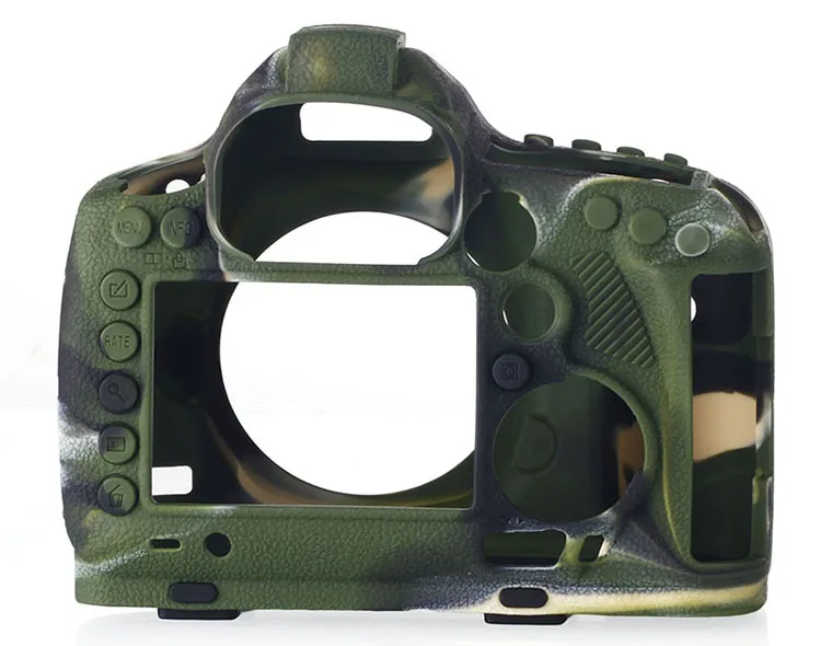 HThicken-funda protectora de goma de silicona suave antideslizante, cuerpo de cámara para canon 5d3, bolsa DSLR