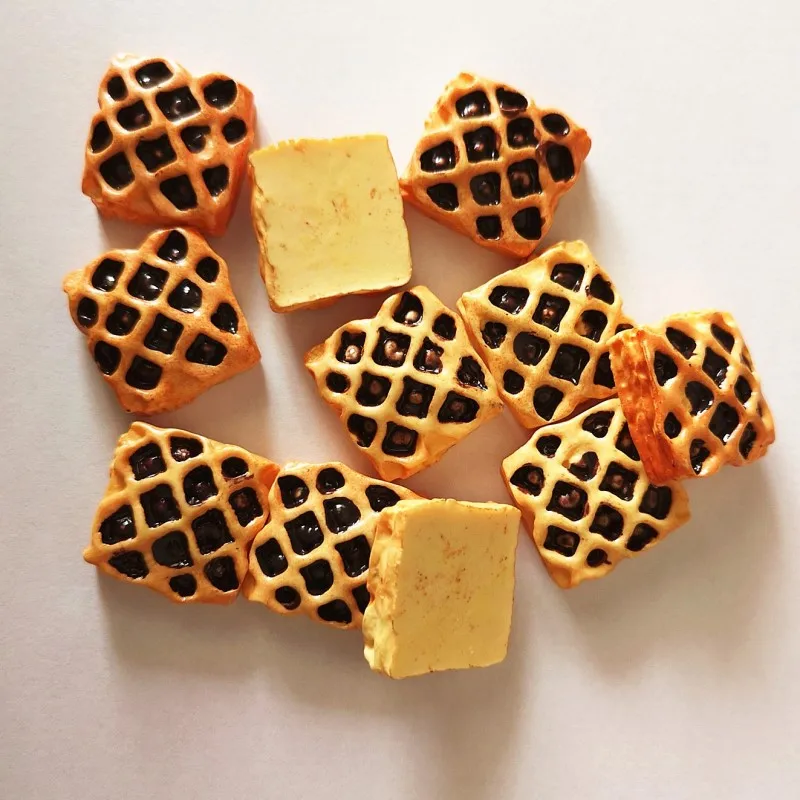 8 Teile/los Bäckerei Brot Küche Lebensmittel Artikel Miniatur Vintage Zubehör für Puppenhaus Mini Künstliche Brot – Detail 2
