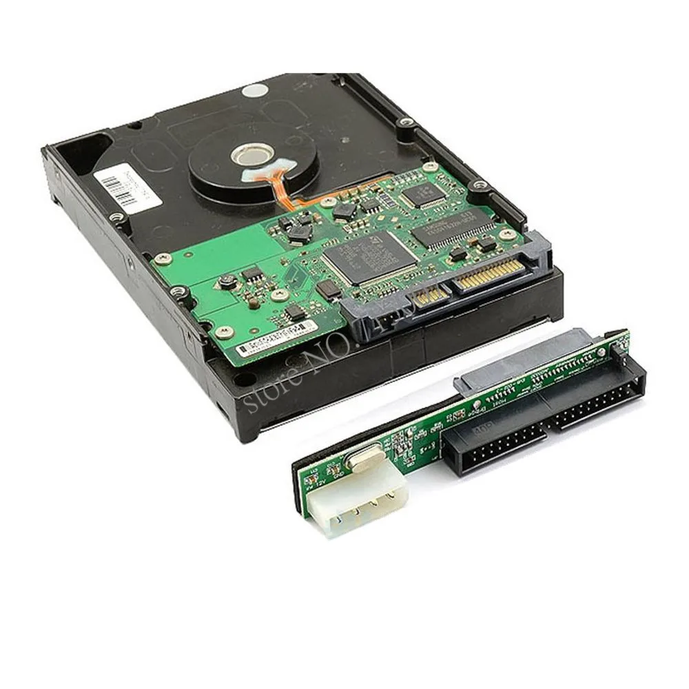 จัดส่งฟรี7 + 15Pin SATA SSD HDD ไปยัง IDE 3.5นิ้ว40ขาชายอะแดปเตอร์แปลง