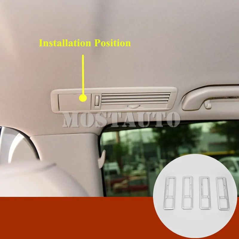 For Benz V-Class W447 Vito Interior Roof Air Vent Outlet Trim Cover 2014-2021 4pcs Car Accessories Interior Car Decor Car Trim