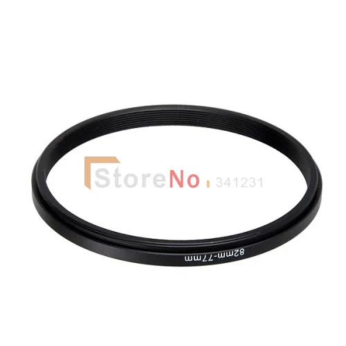 82mm om 77mm 82-77mm metalen lens step down lens filter adapter ring black met tracking nummer