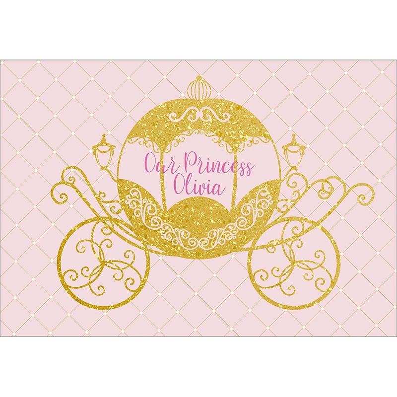 Funnytree พื้นหลังสำหรับ Photo Studio ฟักทองรถเจ้าหญิงวันเกิด baptism Fairy Tale การถ่ายภาพฉากหลัง Photobooth