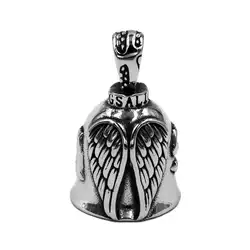 Classic Biker Eagle Wings Bell Pendant Stainless Steel Jewelry Christmas Gift SWP0507