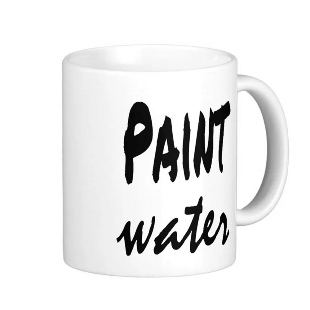 Paint Water Not Paint Water Matching White Coffee Mugs Tea Mug Customize Gift By LVSURE Ceramic Cup Mug Travel Coffee Mugs