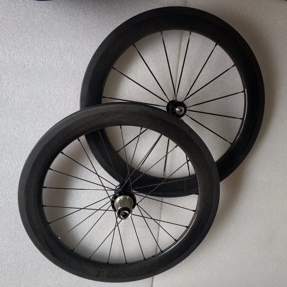 SEMA carbon wheels 20inch451-50mm wheelset with hubsmith and R36 carbon hub for Dahon folding bike best quality carbon wheels