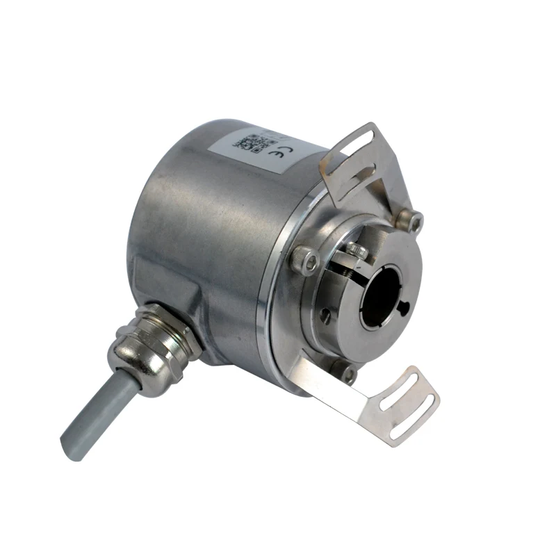 

CALT Multi-turn 4096 12 Bits Hollow Shaft 10mm 12mm Hole MODBUS RTU Output Customized Absolute Rotary Encoder CAX60H1212E10RMB