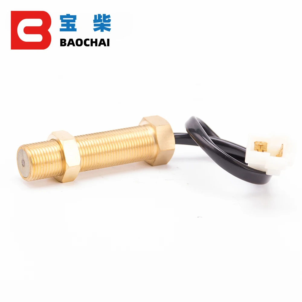 Universal Engine Magnetic Speed Sensor M18 Brass transmition diesel generator part electronic alarm ohm rpm speed pickup sensor