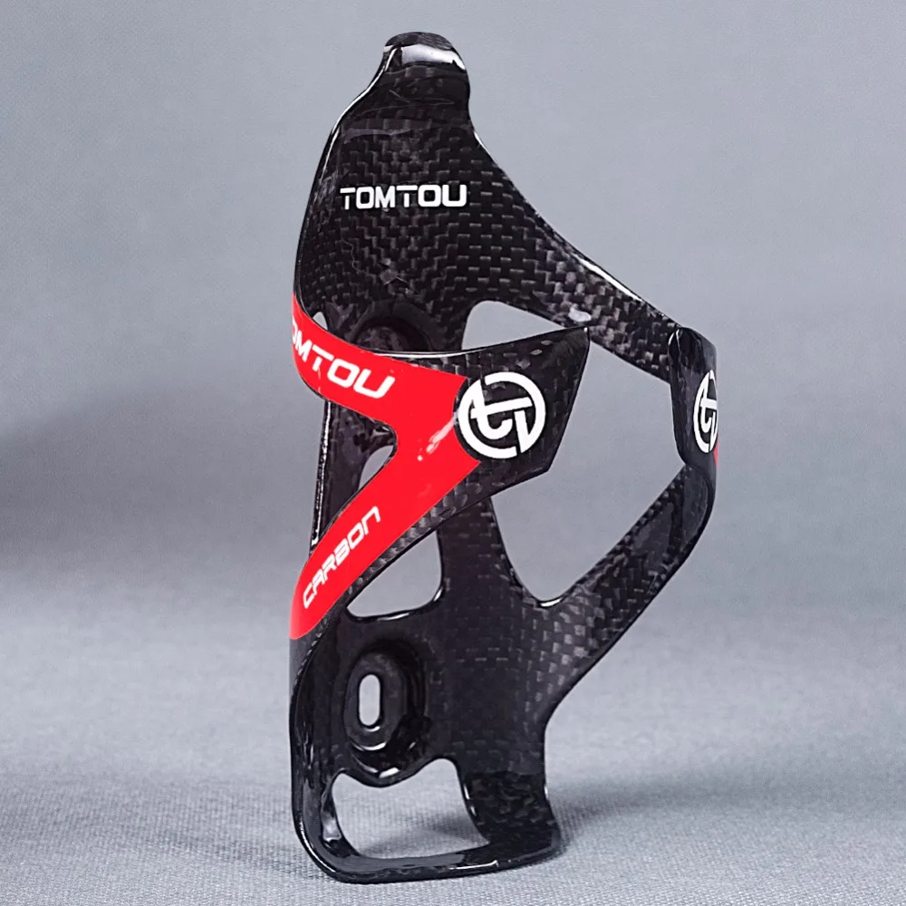 

TOMTOU Ultra Light Carbon Fiber Bicycle Water Bottle Cage MTB Road Bike Bottle Holder Cycling Parts Bike Accessories